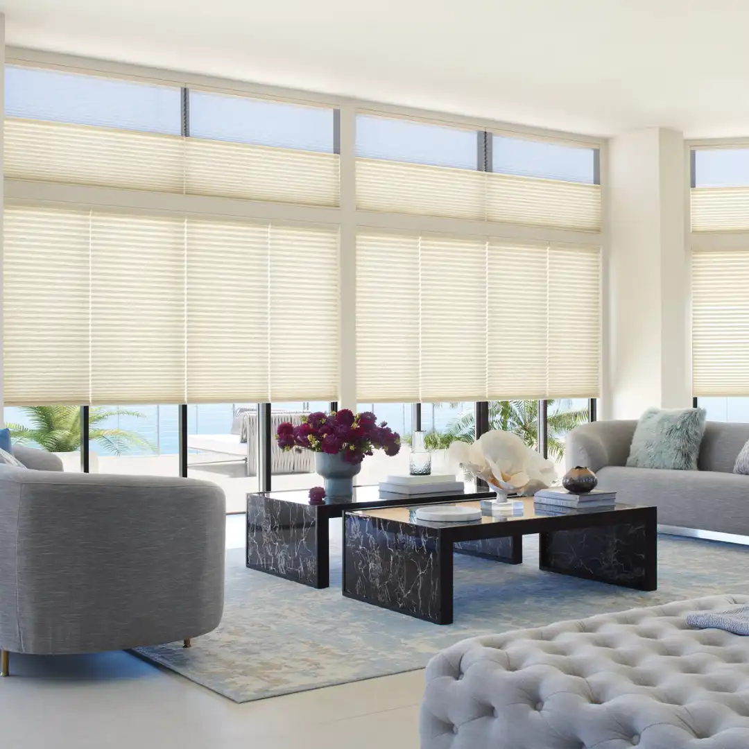 Duette Honeycomb Shades with FreeUltraglide